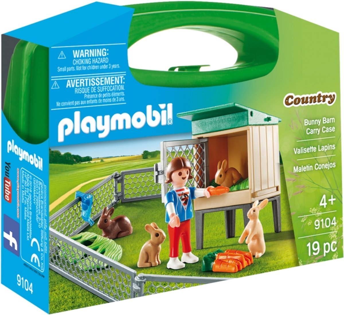 Volharding Pracht Onrechtvaardig Playmobil 9104 Country Bunny Barn – toy-vs