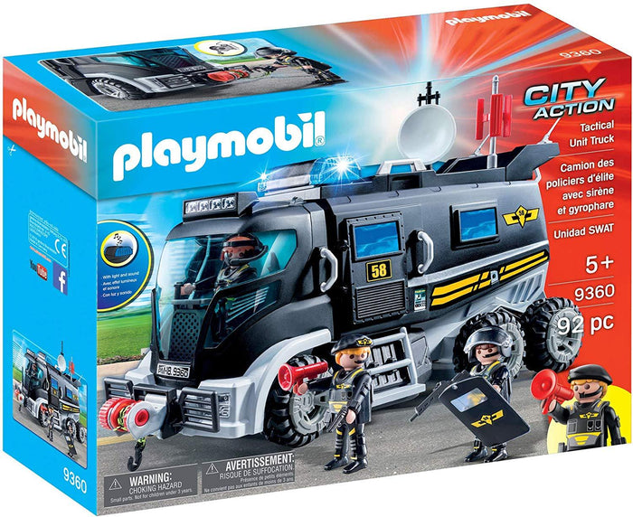 værtinde Fleksibel Lav vej Playmobil 9360 City Action Swat Truck – toy-vs