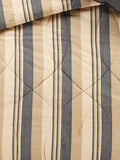 Joy Handmade Cotton Striped Queen Size Quilt (Size-90x100 inch)