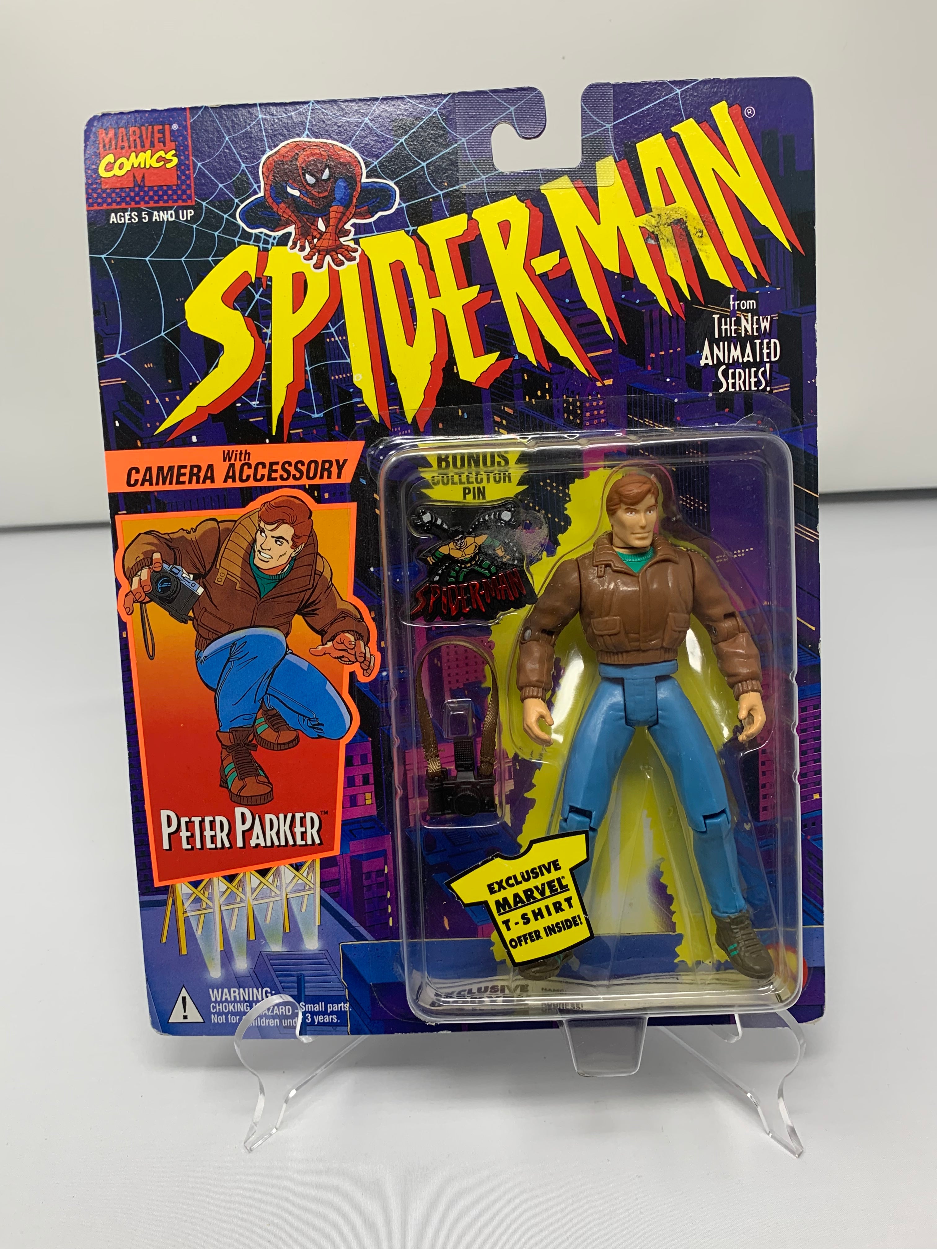 Peter Parker aka Spider-Man w/ Camera from Spider-Man Animated Series –  Schway Nostalgia Co.