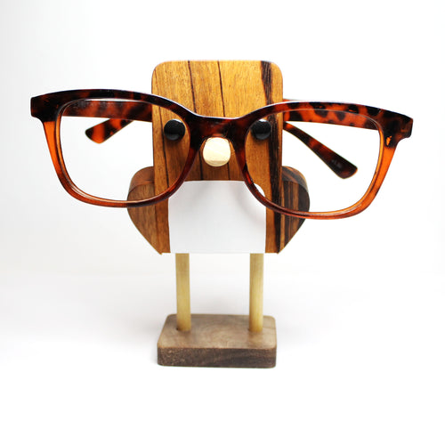  ABHANDICRAFTS Mango Wood Spectacle Holder - Bird Shaped Eyeglass  Holder Display Stand Desktop Bedside/Side Table Accessory : Home & Kitchen