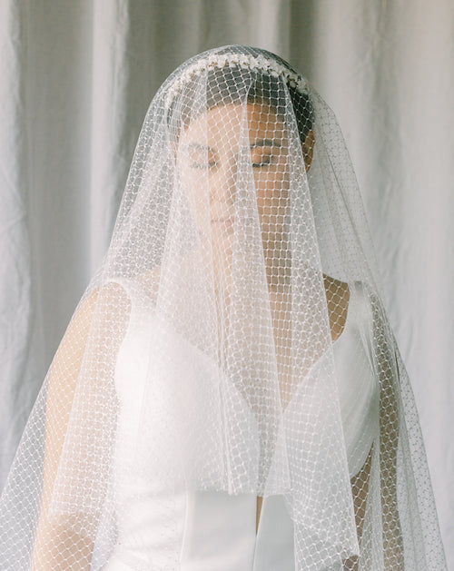 Ellena Veil Waltz Length Drop Veil, Wedding Veil, Circle Veil, Ballet Length  Veil, Fingertip Length Veil, Short Veil, Bridal Veil 