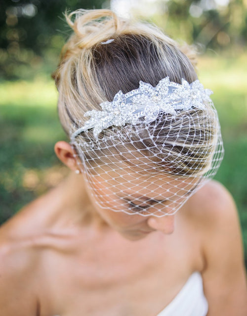 Honeycomb Veil Headband - Bijou Van Ness