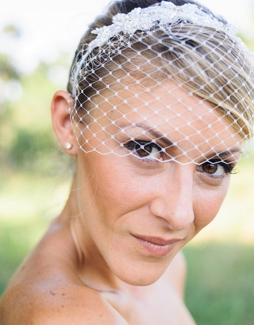 Honeycomb Veil Headband - Bijou Van Ness