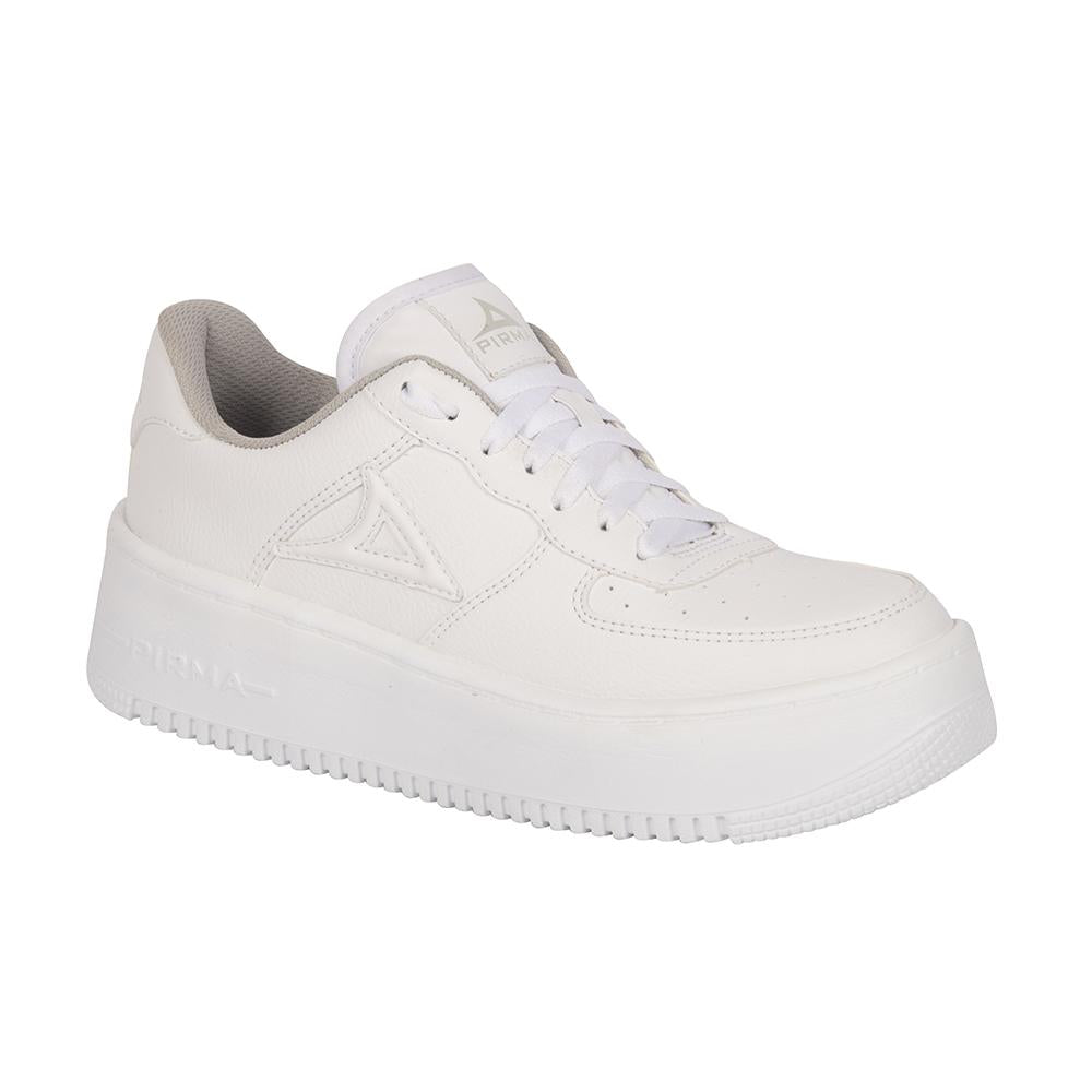 622-63 Tenis Sneakers Plataforma Pirma Dama Mujer Blanco Sintétic