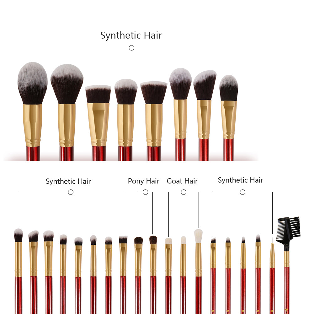 complete makeup brush kit