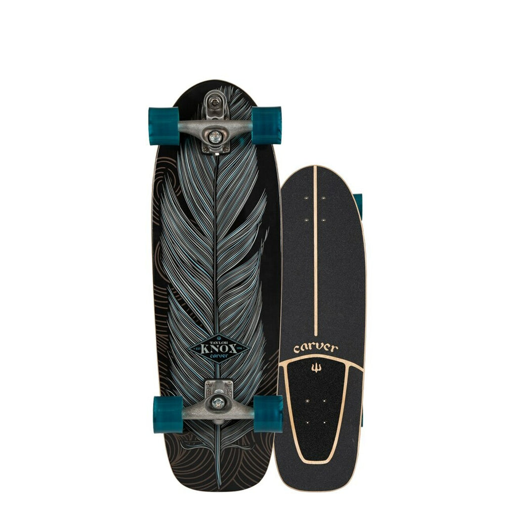 Carver - Black Tip - Surfskate Complete – Spunkys Surf Shop LLC