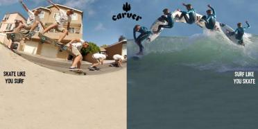 Carver Super Surfer C7 Raw 32´´ Surfskate Blue