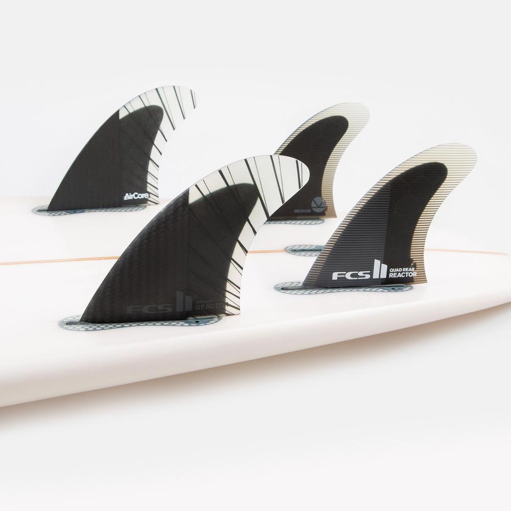 FCS II - Reactor PC Carbon - Quad Fin – Spunkys Surf Shop LLC