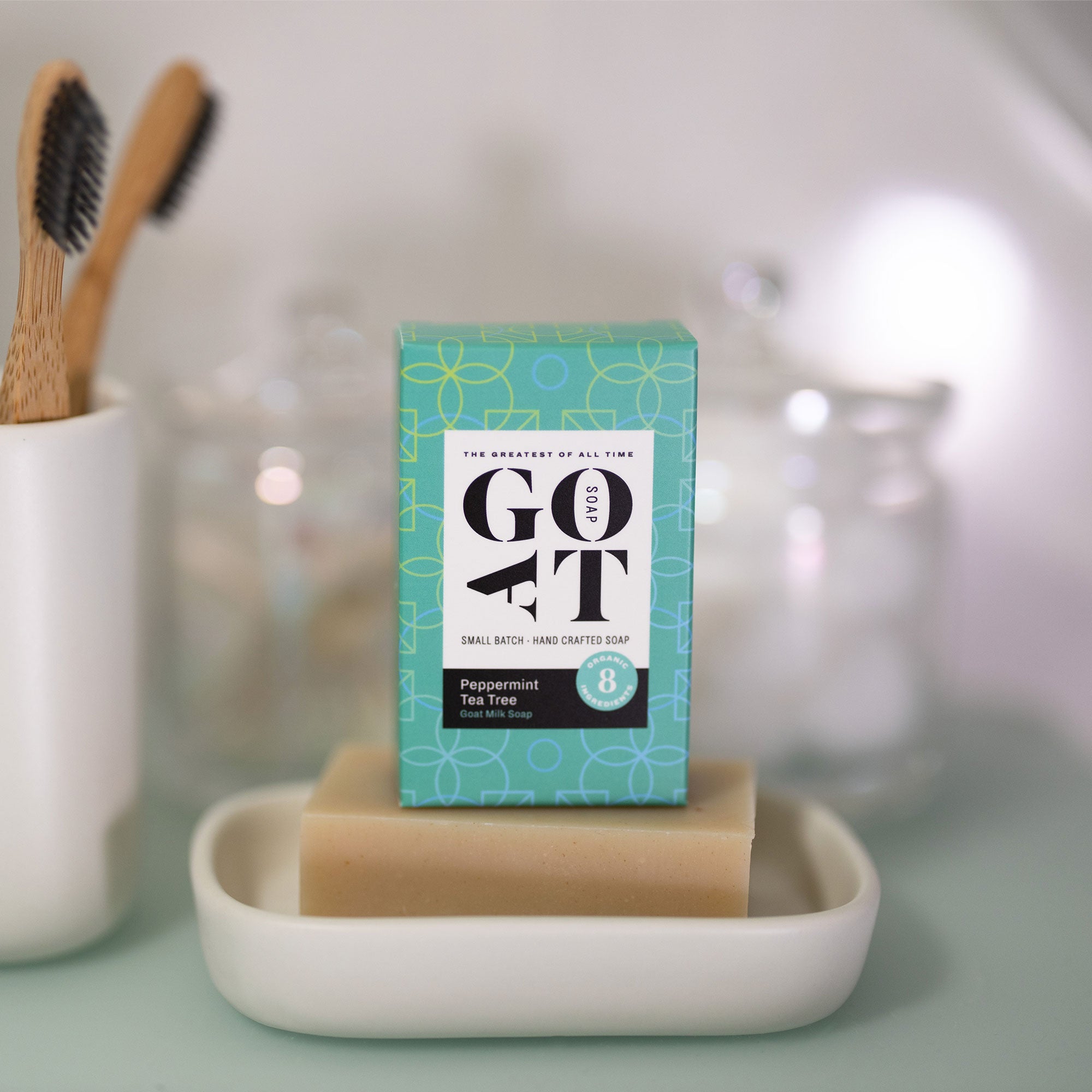 Peppermint Goat Milk Soap With Tea Tree - All Natural, Handmade with  Organic Ingredients – GOAT Soap