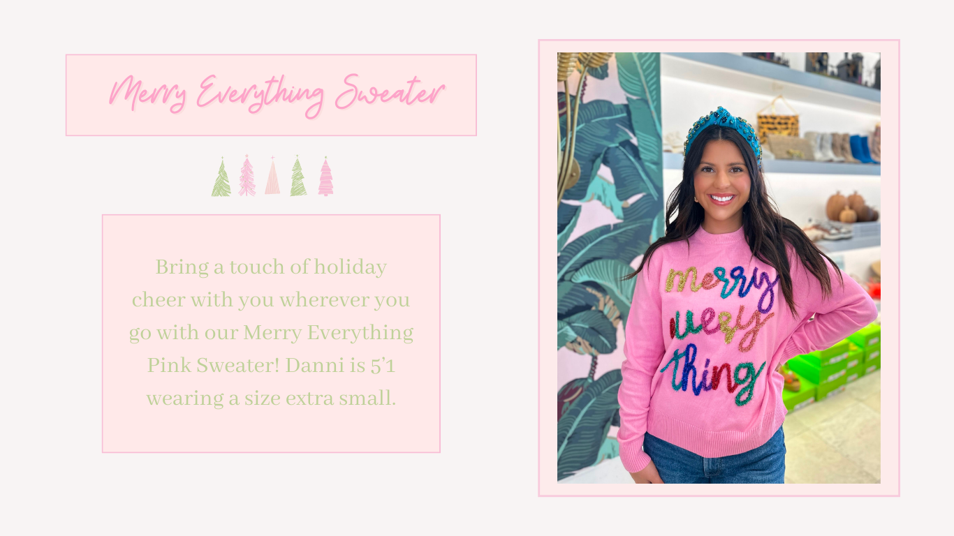 Queen of Sparkles Merry Everything Sweater