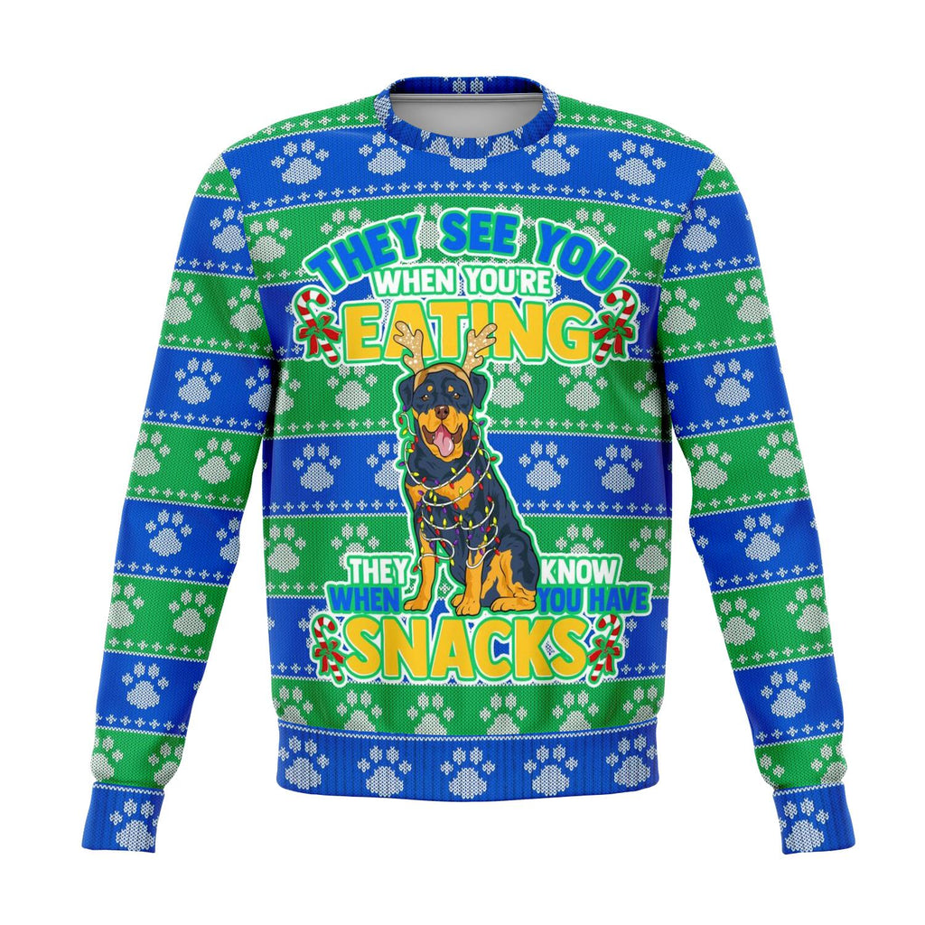 rottweiler xmas jumper