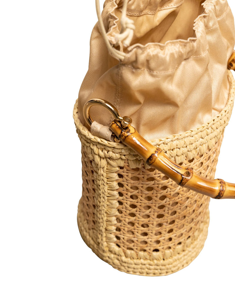 RATTAN SKIN BUCKET - ショルダーバッグ