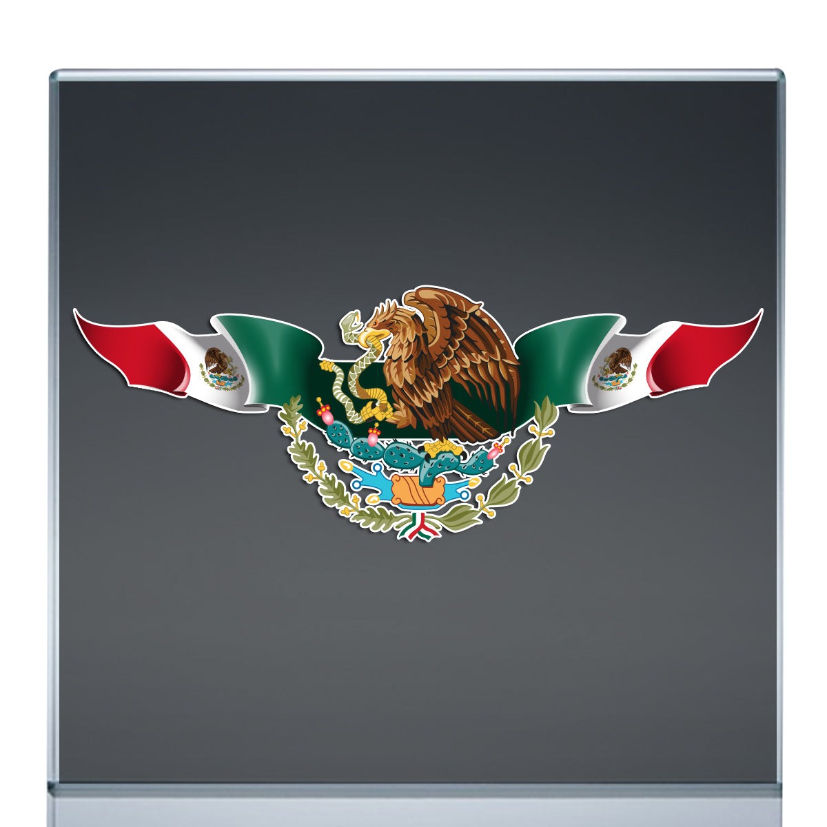 Mexico Eagle with Flag Decal | X Graphics Shirts