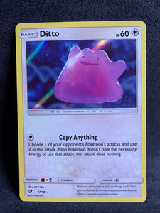 Ditto 1718 Holo Rare Detective Pikachu Set