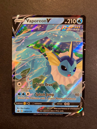 Vaporeon V - SWSH181 Full Art Ultra Rare Promo – JAB Games13