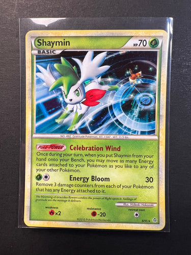 Card Shaymin ◇ 10/181 da coleção Team Up