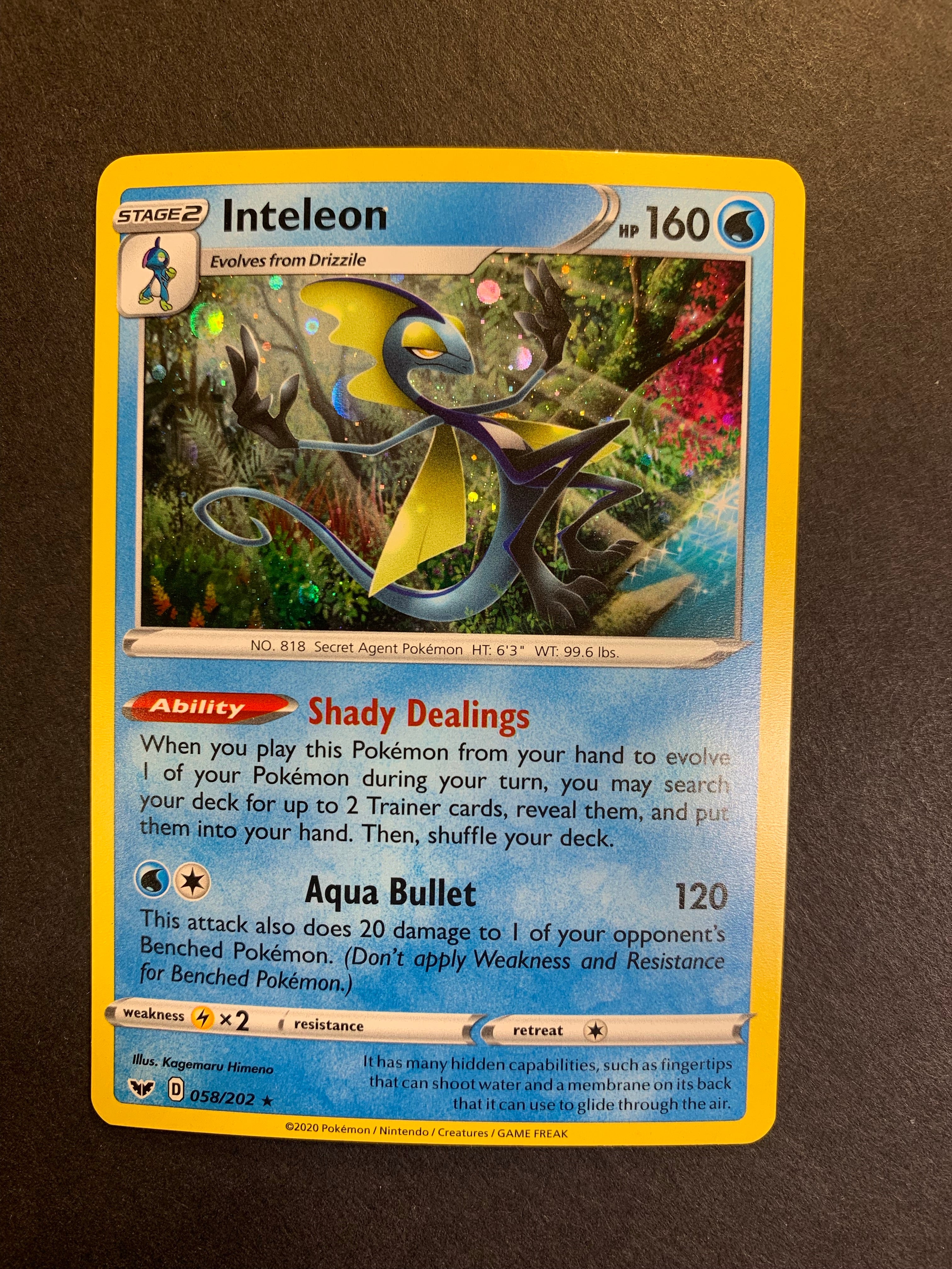 Inteleon - 058/202 Cosmo Holo Rare Promo – JAB Games13