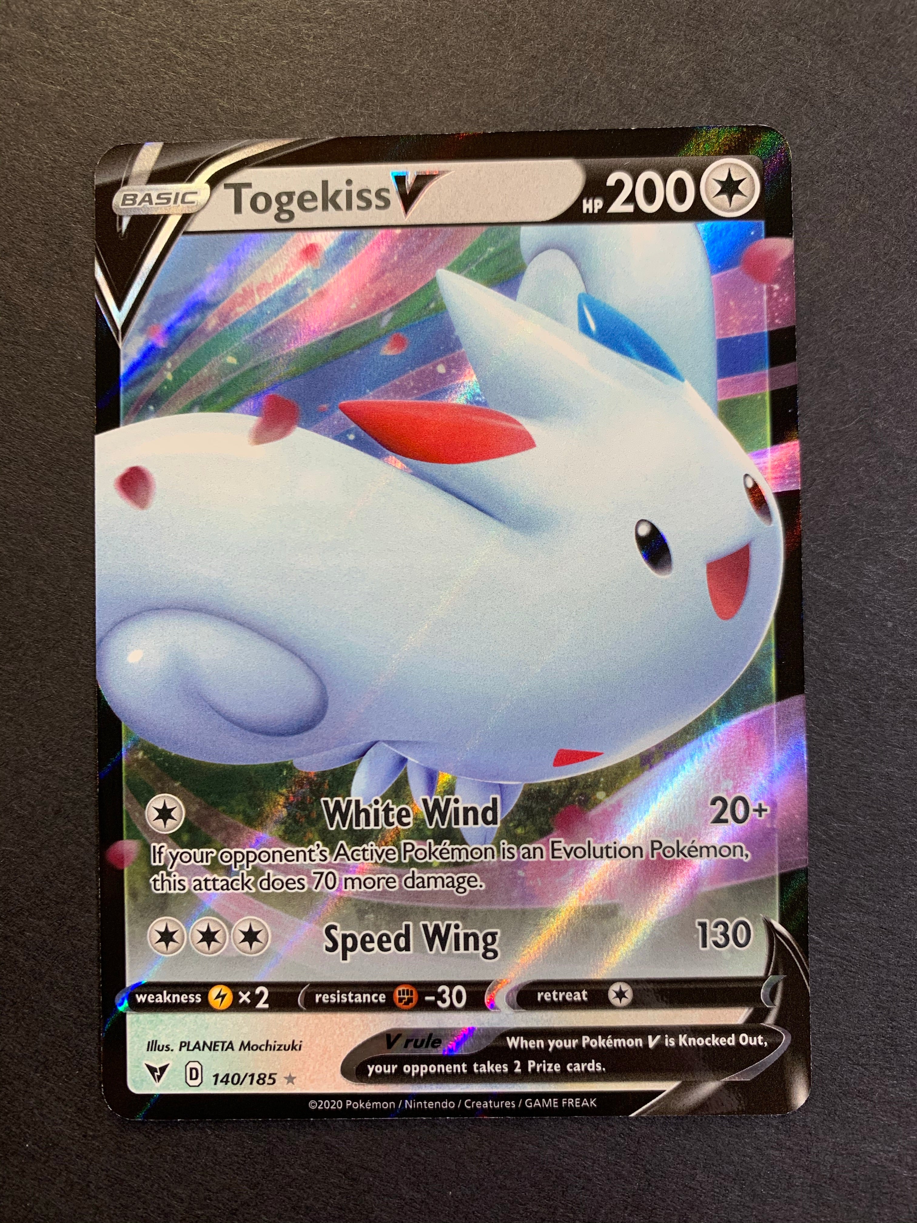 Togekiss V 140 185 Ultra Rare Vivid Voltage Jab Games13