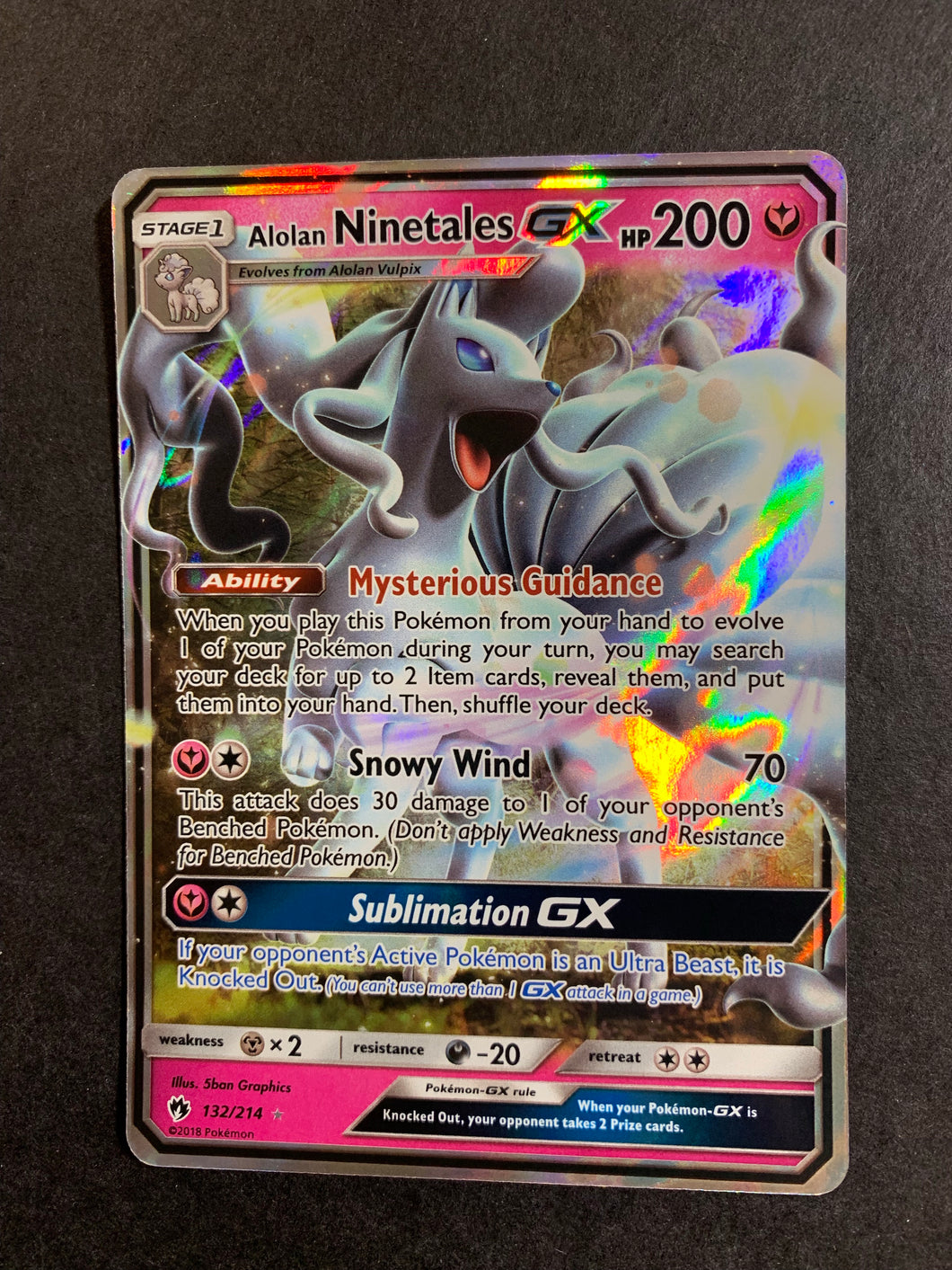 shiny ninetales card