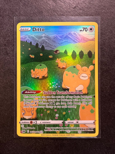 Pokemon Trading Card Game 053/078 Ditto (006 Spinarak Sticker
