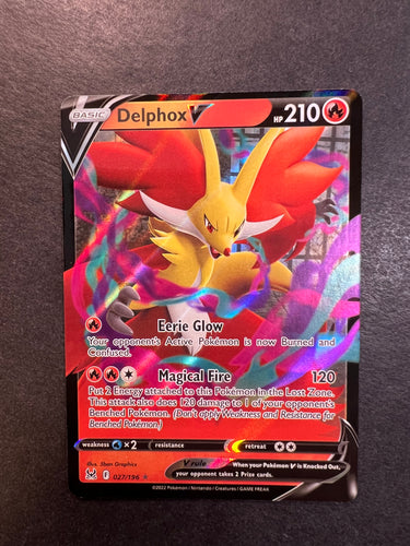 Pokémon TCG Aerodactyl V 092/196, Lost Origin, Play/Grade Ready