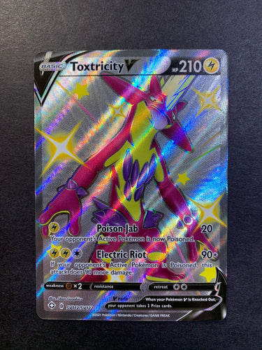 Toxtricity VMax - SV113/SV122 Shiny Full Art Ultra Rare - Shining