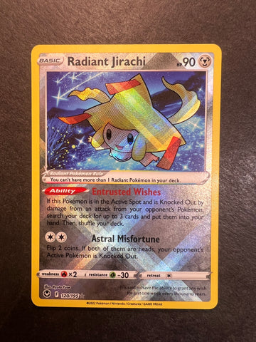  Radiant Alakazam/Radiant Jirachi/Radiant Tsareena