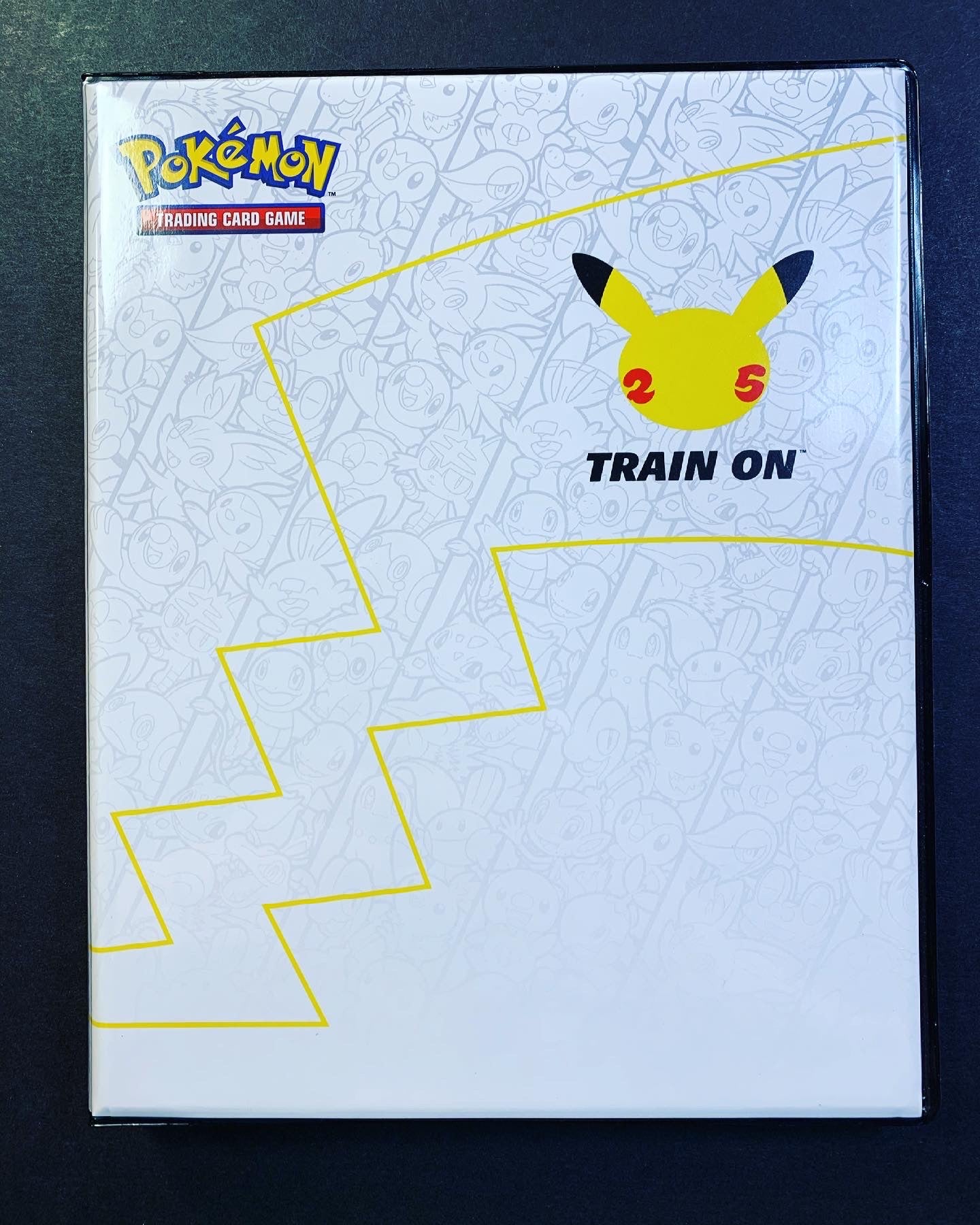 Pokemon 25th Anniversary Binder With Jumbo Pikachu Card Jab Games13