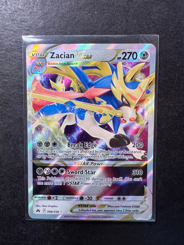 Zamazenta VSTAR 99/159 - Crown Zenith Holofoil - Game Nerdz