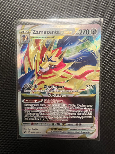 Zacian V & Zamazenta V - Pokemon Black Star Promo Card Lot - SWSH292 &  SWSH293 - Shiny Vault Full Art Card