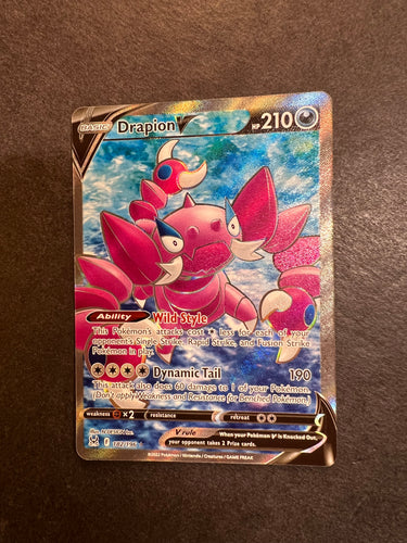 [NM] Pokemon Lost Origin Giratina V Alt Art Alternate Full Art 186/196 Card