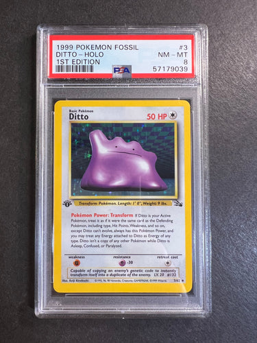 Pokémon TCG Fossil Ditto Holo RARE #3/62