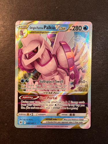 Origin Forme Palkia V - 039/189 Astral Radiance Ultra Rare Pokemon - N