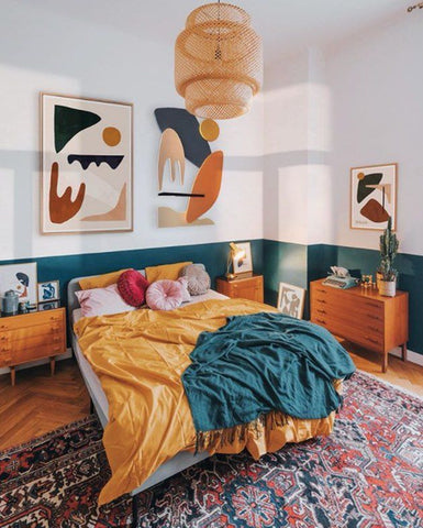6 Teal Bohemian Bedroom Ideas