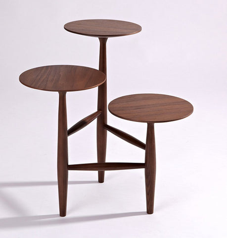 Carl Tripod and Pedestal Side Table