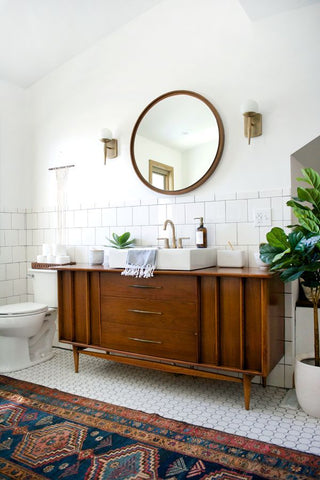 Modern Vintage Bathroom Reveal | brepurposed