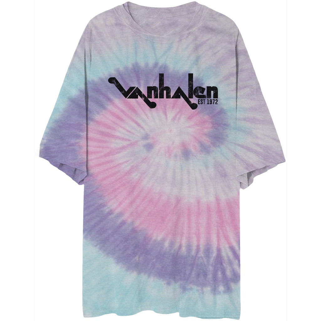 Van Halen Est 1972 Logo Tie Dye Tee - Van Halen product image