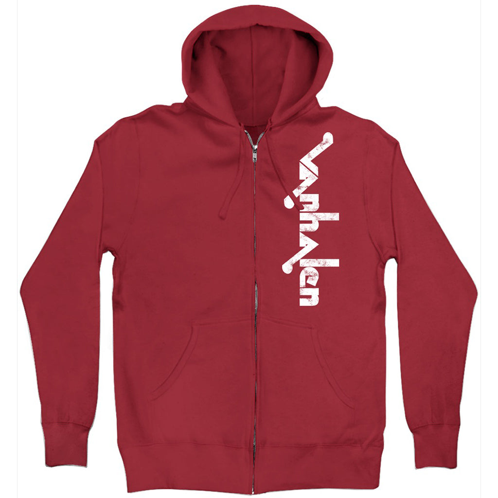 Van Halen Logo Red Zip Hoodie - Van Halen product image