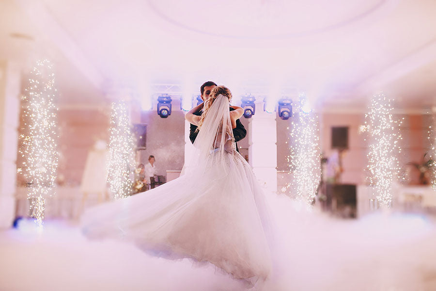 indoor wedding with sparkular