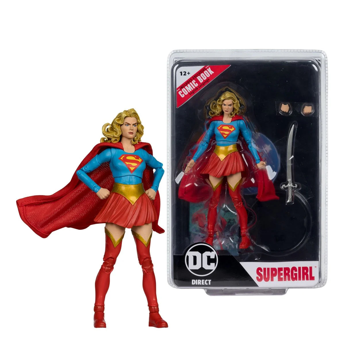 DC Page Punchers Supergirl Woman of Tomorrow 7-Inch Scale Action Figure with Comic