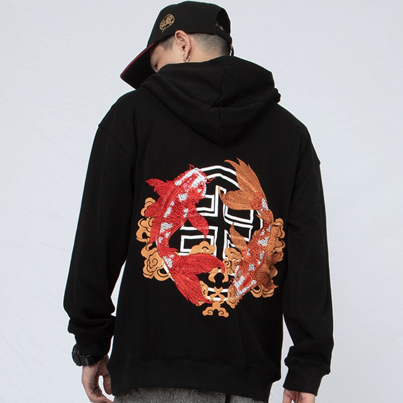 koi fish hoodie