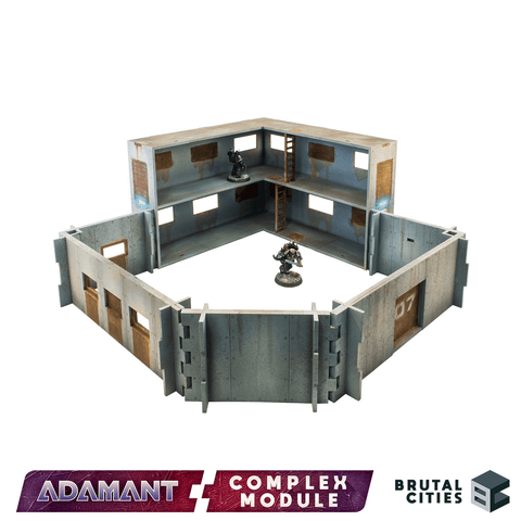 Adamant Complex fortifications - Modular Scifi Warhammer Terrain