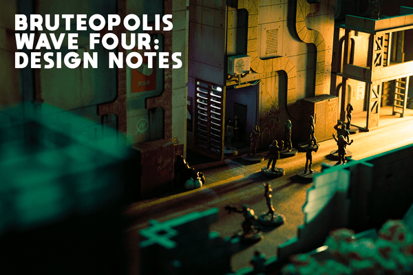 Cyberpunk terrain alleyway - Bruteopolis wave 4 design notes