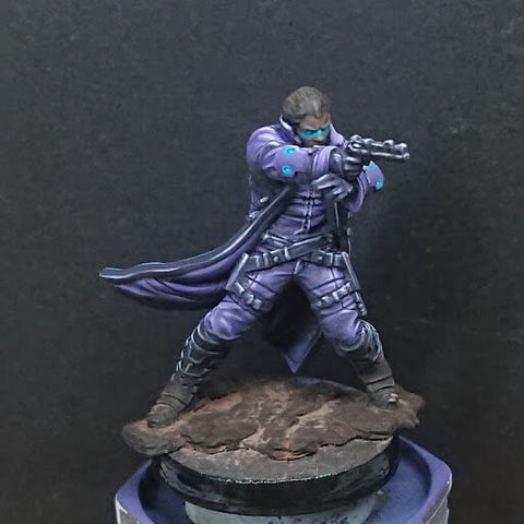 OSL paint technique on sci-fi miniature