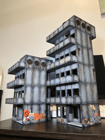 MDF scifi apartment building