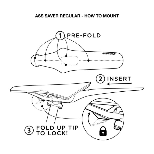 Rehook Ass Saver seat mounted mud guard installation mounting instructions