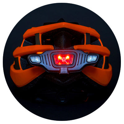 Brighter Bikes indicator lights for helmet