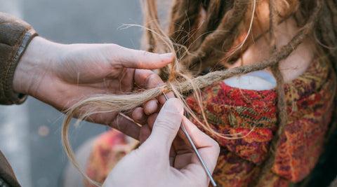 Using a Crochet hook for dreads