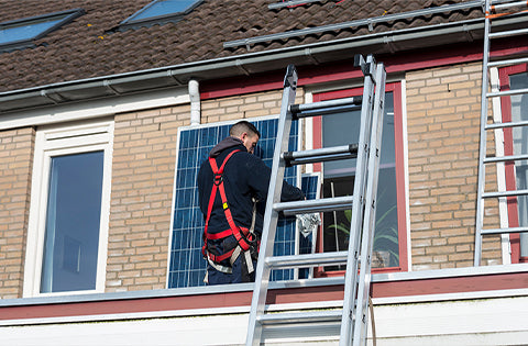 solar panel installation